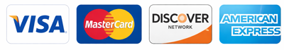 Accepted credit cards